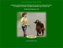 Tablet Screenshot of irishsetterclubofohio.com
